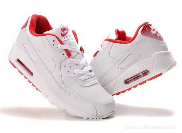 blanche chaussures Nike Air Max 90 (1)